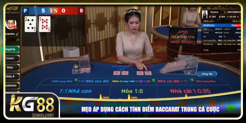 Mẹo áp dụng cách tính điểm Baccarat trong cá cược
