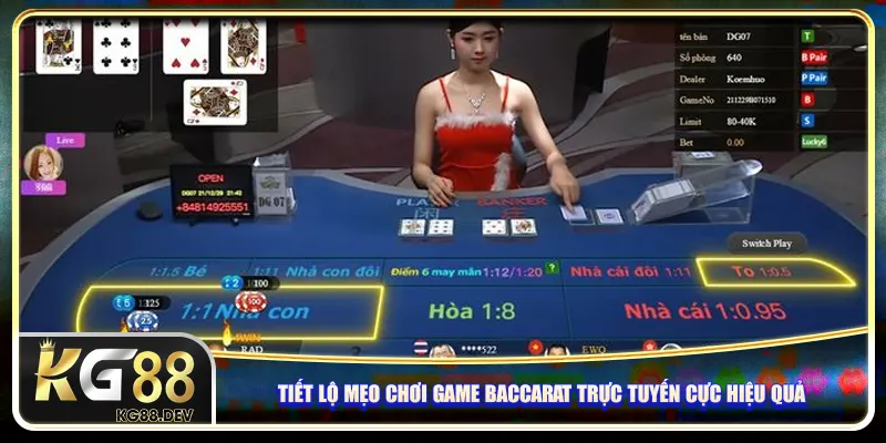 Tiết lộ mẹo chơi game Baccarat trực tuyến cực hiệu quả